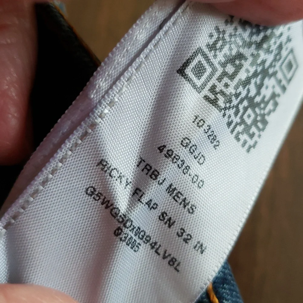 True Religion Dark Blue Jeans with Contrast Stitching